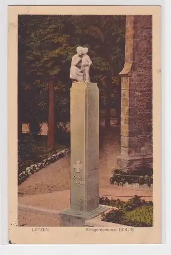 59941 Ak Lützen Kriegerdenkmal 1914-1918