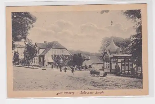 73185 Ak Bad Rehburg Rehburger Strasse Knoop`s Hotel um 1930
