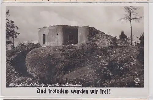 66275 Ak Der tschechische Befestigungsgürtel im Sudetenland um 1940