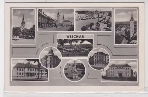 02332 Mehrbild Feldpost Ak Wischau Vyškov in Tschechien um 1940