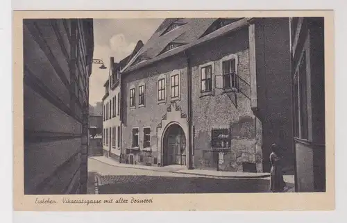 904790 Ak Eisleben Vikariatsgasse mit alter Brauerei um 1940