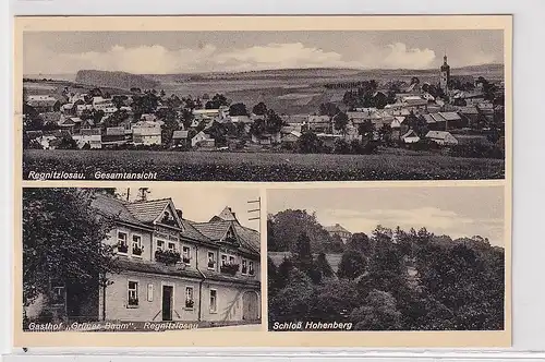 98714 Mehrbild Ak Regnitzlosau Gasthof "Grüner Baum" 1938