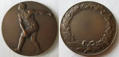 Bronze Medaille Brehmer Markneukirchen Sport Diskuswerfer Blanko (139457)
