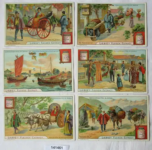 Liebigbilder Serie Nr. 661 Verkehrsmittel in Japan Jahrgang 1905 (6/141461)