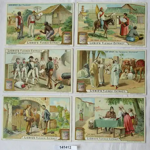 Liebigbilder Serie Nr. 629 Der Brief Jahrgang 1905 (6/141412)