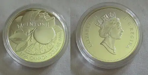 1 Dollar Silber Münze Kanada McIntosh 1796-1996 PP (151539)