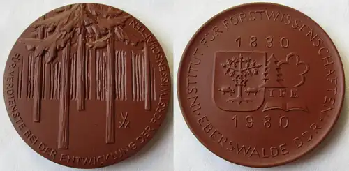 DDR Medaille Institut für Forstwissenschaften Eberswalde 1830 - 1980 (149702)