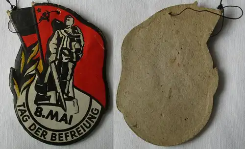 DDR Papp Abzeichen Tag der Befreiung 8. Mai 1954 - unbekannter Soldat (148745)