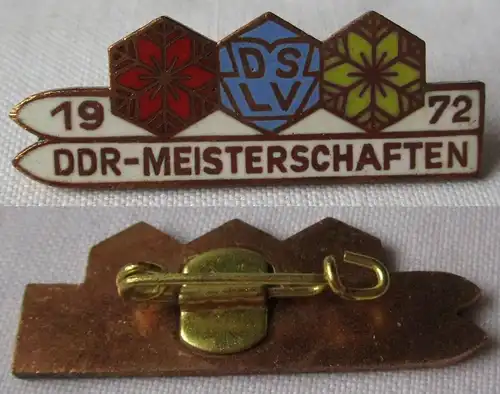 DDR Abzeichen Meisterschaften 1972 Deutscher Skiläufer-Verband DSLV (122860)