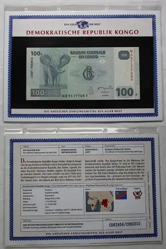 KMS Das Geld der Welt Banknoten aus aller Welt demokr. Republik Kongo (109372)