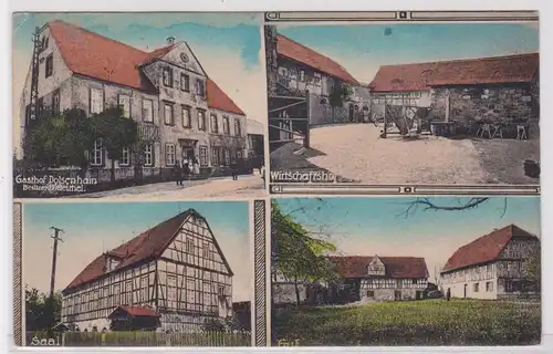 900916 AK Gasthof Dolsenhain Bes. B. Geithel, Wirtschaftshof, Gut, Saal 1920