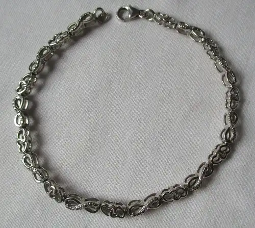 Elegantes 925er Sterling Silber Armband 19 cm Länge (111221)