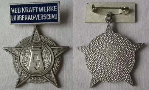 DDR Abzeichen VEB Kraftwerke Lübbenau-Vetschau (122902)