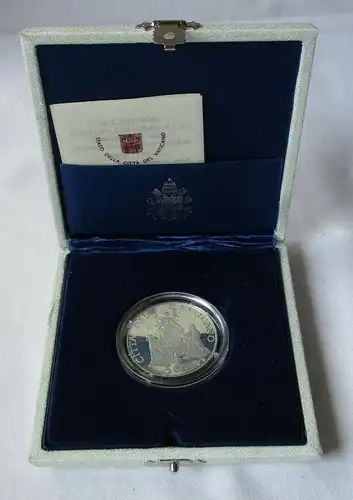 5 Euro Vatikan 2003 PP "Rosenkranzjahr Papst Johannes Paul II." Box (134668)