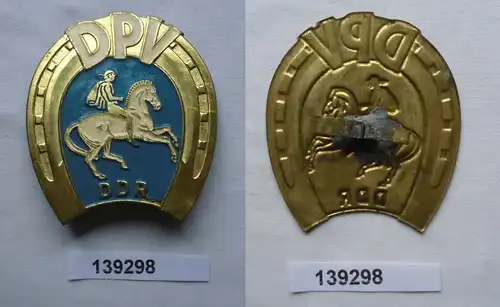 DDR Sport Ehrenplakette Verbandsabzeichen Deutscher Pferdesport Verband (139298)