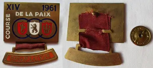 DDR Medaille XIV. Course de la Paix - Friedensfahrt 1961 ORGANISATEUR (134825)