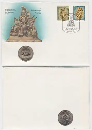 DDR Numisbrief mit 5 Mark Zeughaus Berlin 1990 (140295)
