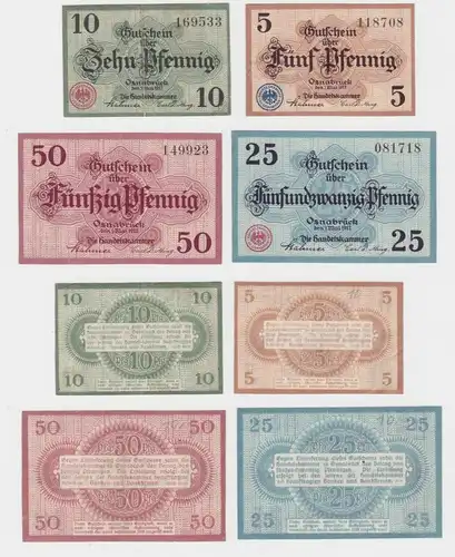 5 - 50 Pfennig Banknote Notgeld Handelskammer Osnabrück 1.5.1917 (136236)
