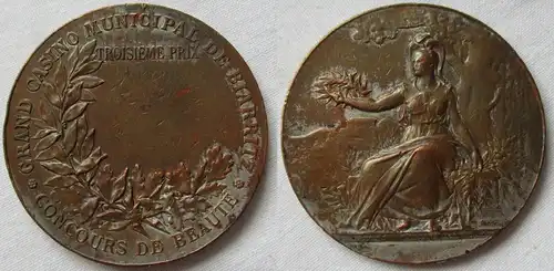 Medaille Grand Casino Municipal de Biarritz - Concours de Beauté (109204)