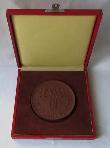 DDR Medaille Kreisparteiorganisation VEB Leuna-Werke Walter Ulbricht SED /127473