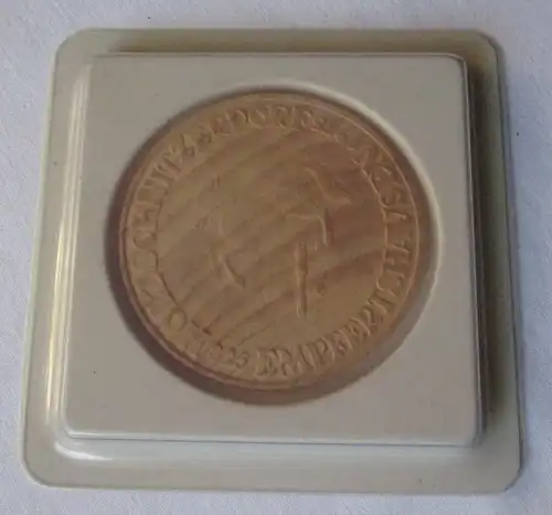 DDR Holz Medaille 1150 Jahre Holzschnitzerdorf Empfertshausen 825-1975 (118046)