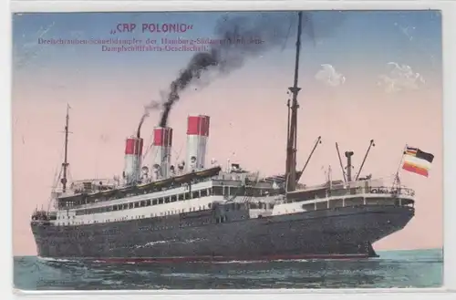 98707 Ak Dreischrauben-Schnelldampfer "Cap Polonio" 1924