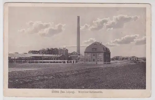 65498 Ak Borna (Bez.Leipzig) Witznitzer Kohlenwerke um 1930
