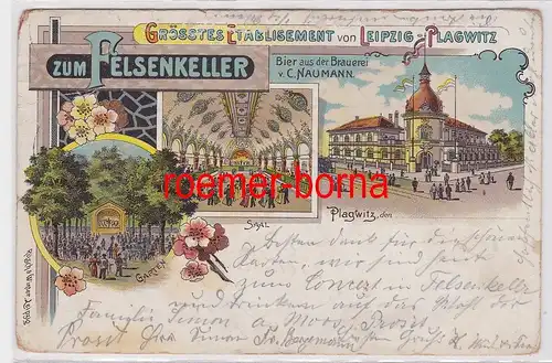 86723 Ak Lithographie Größtes Etablissement von Leipzig Plagwitz um 1900