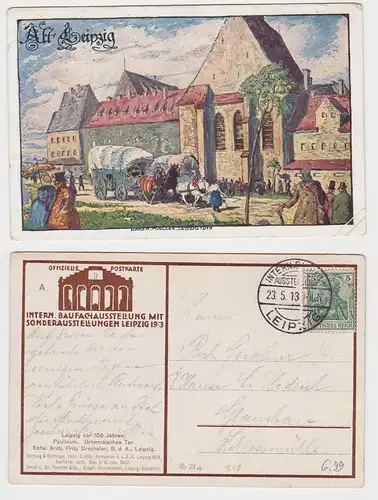 44786 Offizielle Postkarte Internationale Baufachausstellung Leipzig 1913 Nr.9