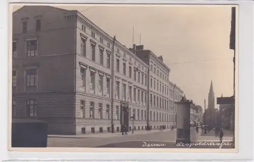 30477 Foto Ak Dessau Leopoldstrasse um 1920