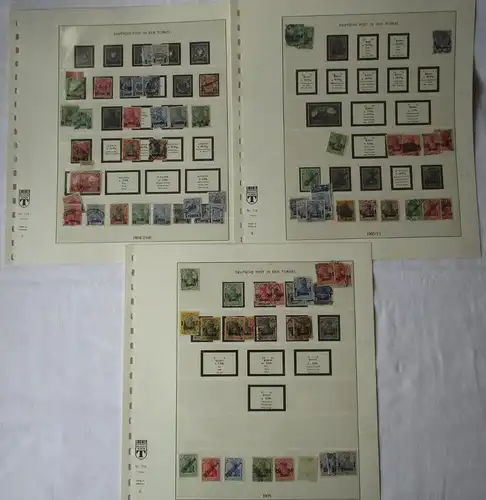 163232 Sammlung Deutsche Post in der Türkei 80 Werte 10 Para bis 5 Piaster