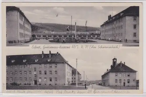 904045 Mehrbild Ak Erfurt Gneisenau Kaserne II I.R.71 ( Am Schwemmbach)