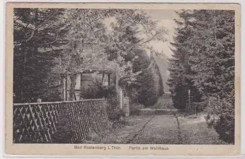 904245 Ak Bad Rastenberg in Thüringen Partie am Waldhaus 1928