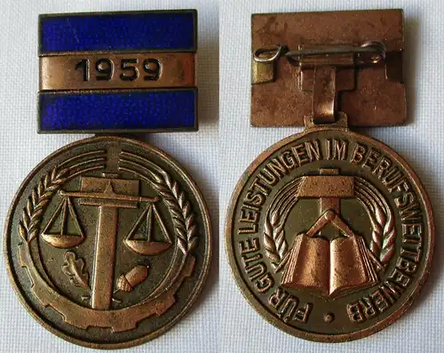 DDR Medaille 11.Berufswettbewerb FDJ 1959 für gute Leistungen in Bronze (142410)