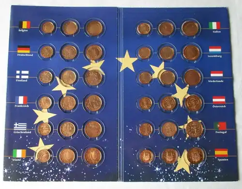 KMS "Die Euro Kollektion" 1,2, 5 Cent komplett Satz mit 36 Münzen Stgl. (109165)