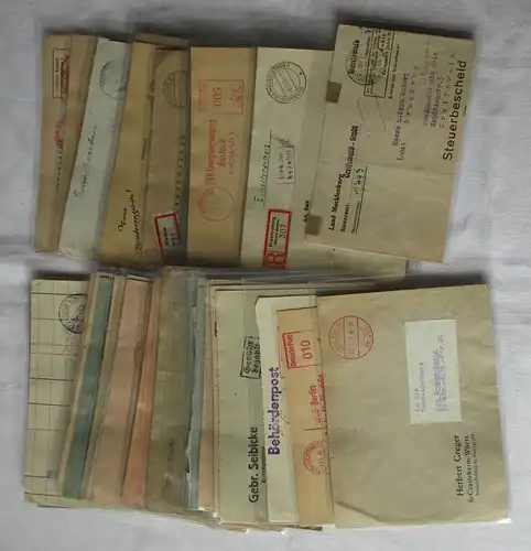 Sammlung von 40 alten Briefen und Karten Gebühr bezahlt SBZ, DDR usw  (128783)