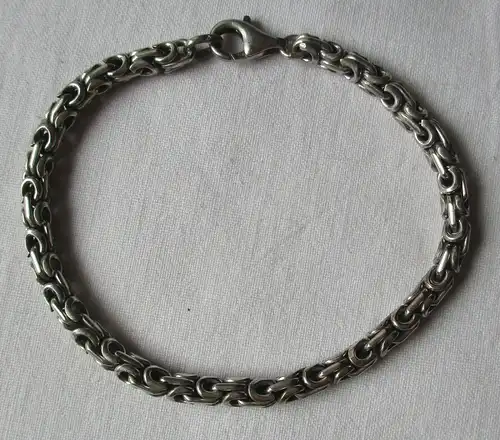 massives 925er Sterling Silber Armband Gliederarmband (151338)