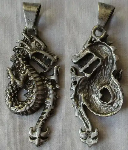 hübscher Kettenanhänger Silber 925 mit Drache ( 145750)