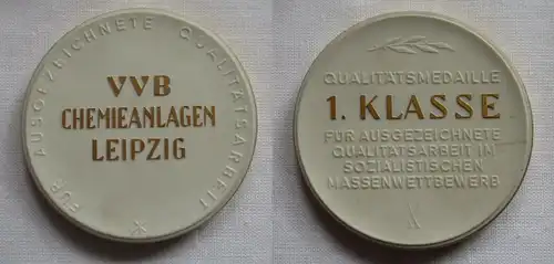 DDR Medaille VVB Chemieanlagen Leipzig - Qualitätsmedaille 1. Klasse (149678)
