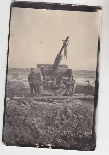 68241 Foto Kanone Fliegerschreck 1.Weltkrieg um 1916