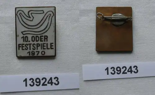 DDR Abzeichen 10. Oderfestspiele 1970 (139243)