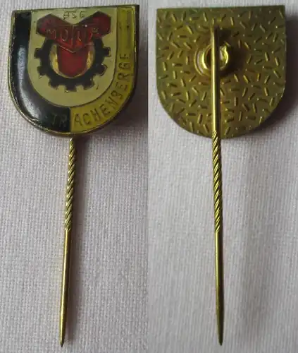DDR Anstecknadel Ehrennadel in Gold BSG Motor Dresden-Trachenberge (145748)