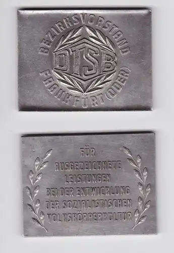 DDR Plakette DTSB Bezirksvorstand Frankfurt Oder (123964)