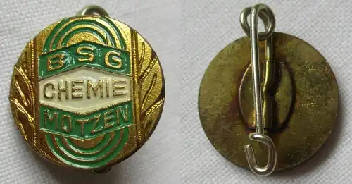 DDR Sport Anstecknadel Mitgliedsabzeichen BSG Chemie Motzen (140254)