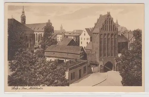 20106 Ak Stolp in Pommern - Blick auf das Mühlentor 1937