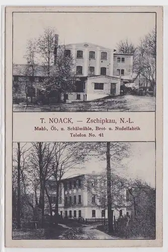 03107 Mehrbild Ak Zschipkau N.-L. Brot- und Nudelfabrik um 1920