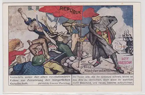 95967 Propaganda Ak der Zentrum Partei Karte Nr.4 um 1910