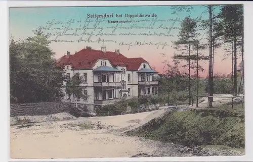 89156 Seifersdorf bei Dippoldiswalde - Genesungsheim 1924