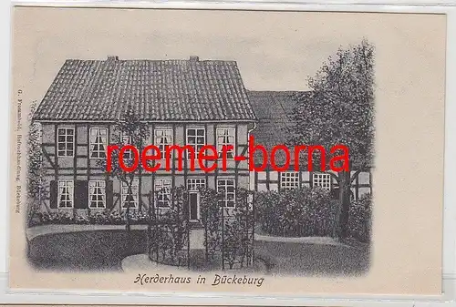 76815 Ak Herderhaus in Bückeburg um 1900