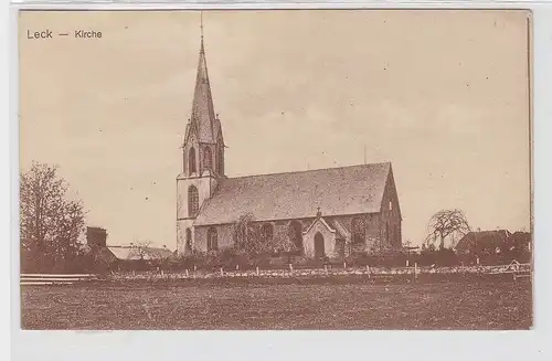 93003 AK Leck - Kirche um 1920